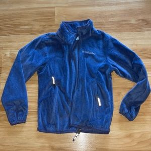 Girls Columbia soft fleece jacket